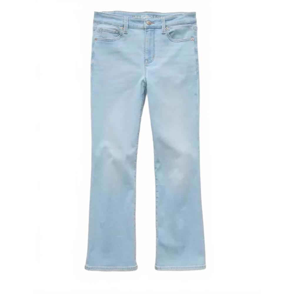 American Eagle Light Blue High-Rise Straight Leg Jeans